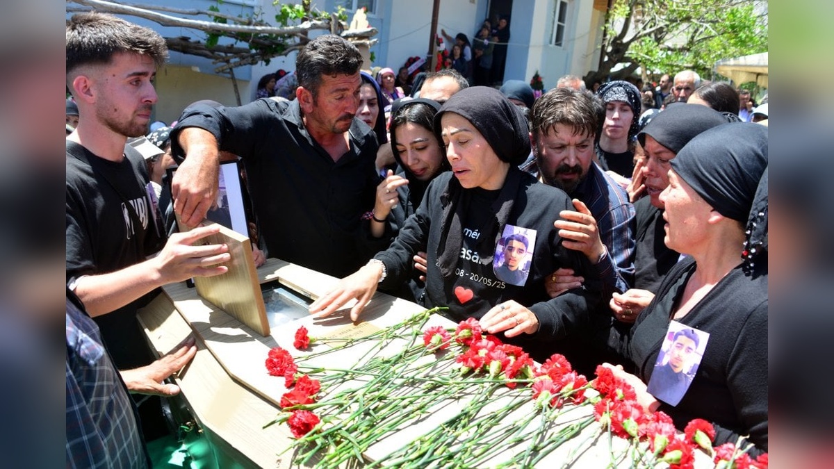 Fransa'da öldürülen Hasan Horoz, Kahramanmaraş'ta toprağa verildi