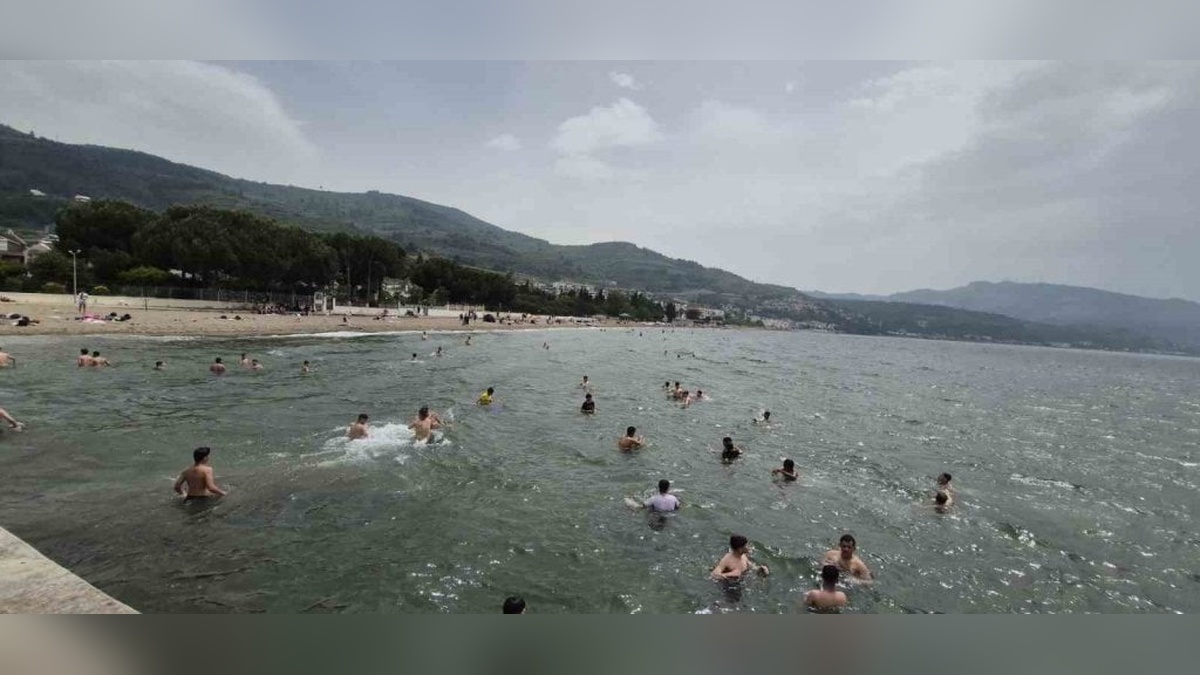 Bursa'da yazdan kalma bir gün: Sıcak hava vatandaşları piknik alanlarına ve plajlara çekti