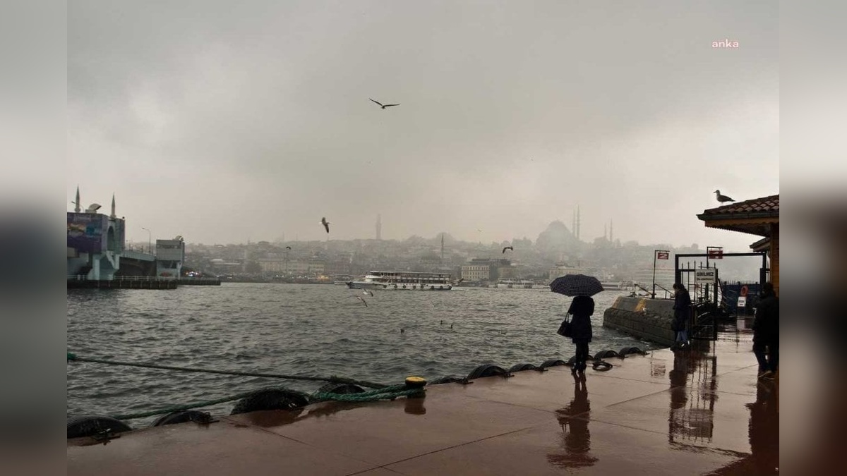 İstanbul için sağanak yağış uyarısı