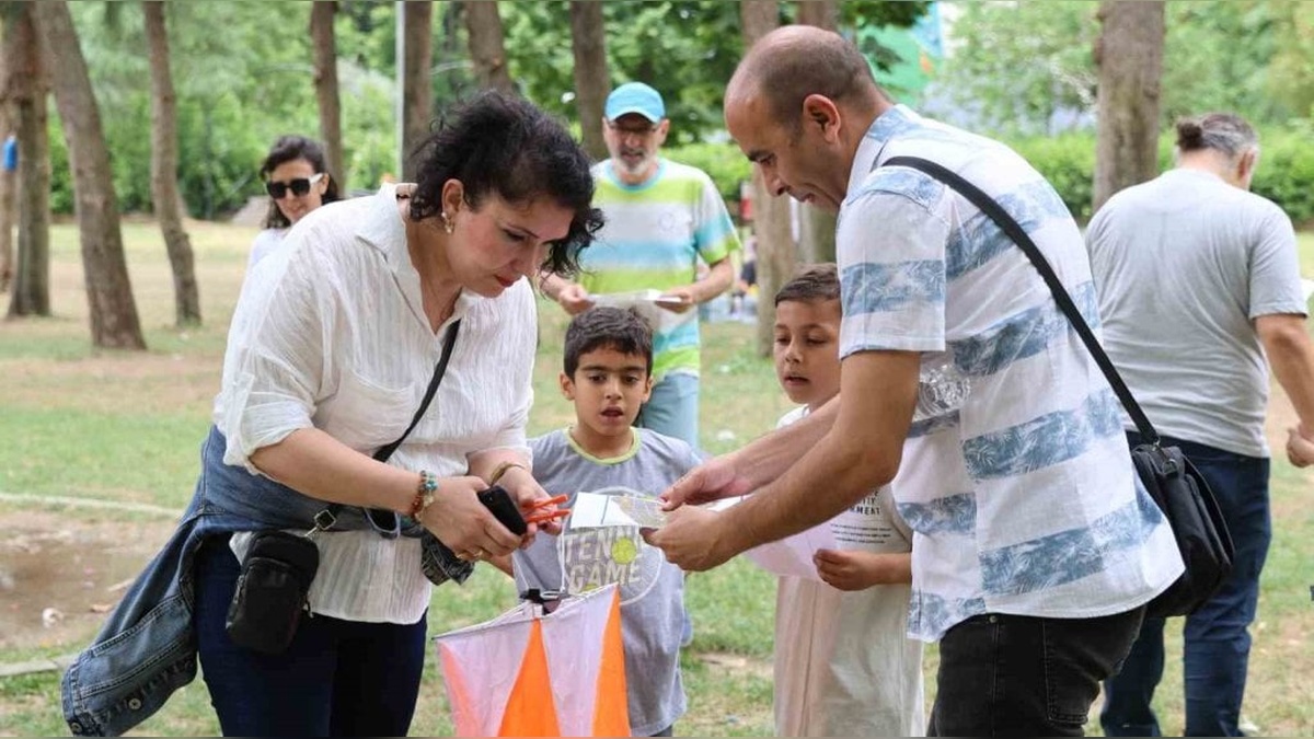 Aydın'da aileler oryantiring heyecanı yaşadı