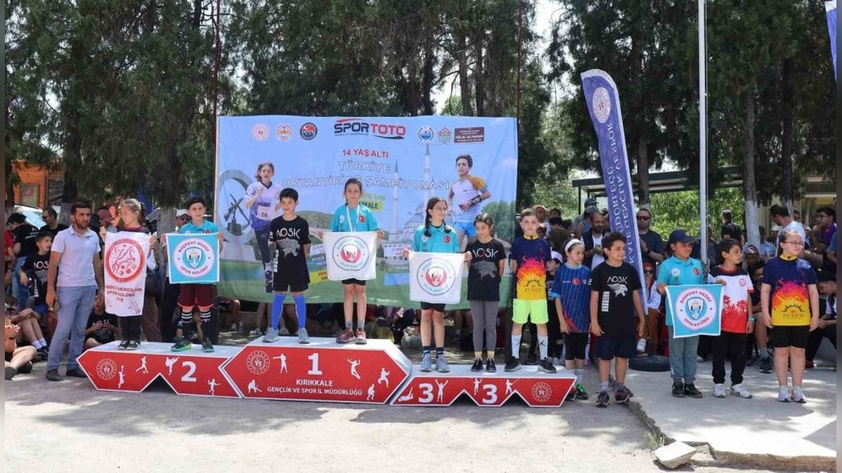 Kırıkkale'deki oryantiring şampiyonasında Manisalı sporcular 7 madalya kazandı
