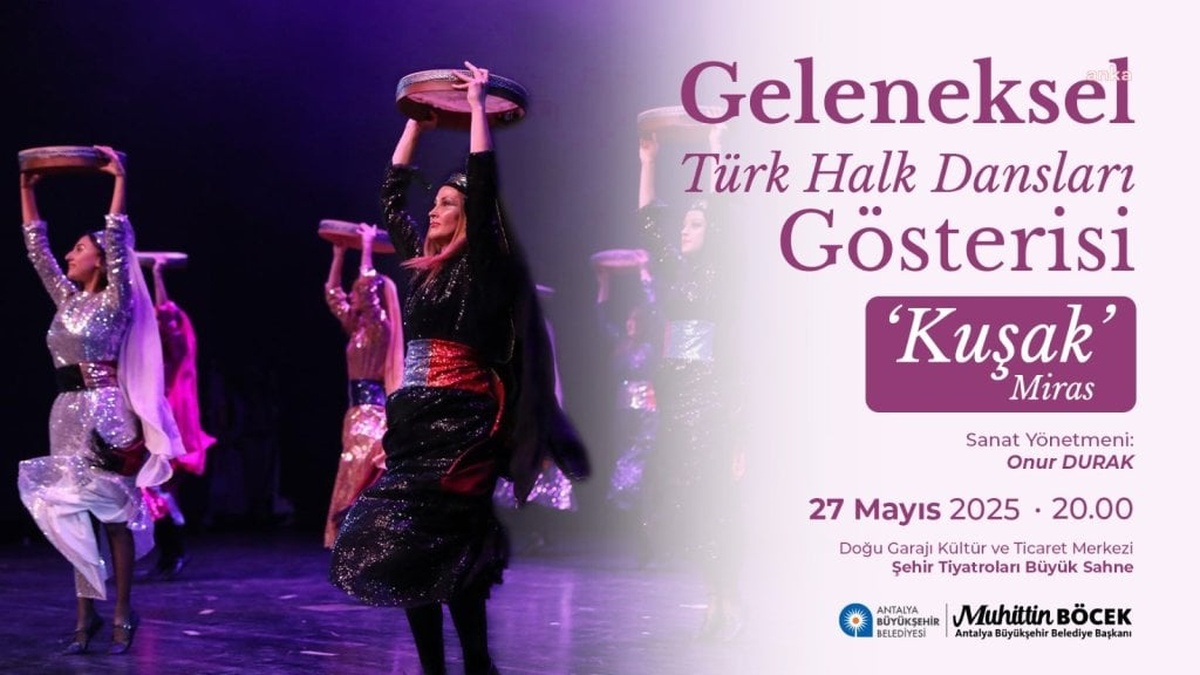 Antalya Büyükşehir Belediyesi Konservatuvarı'ndan 'Kuşak' gösterisi