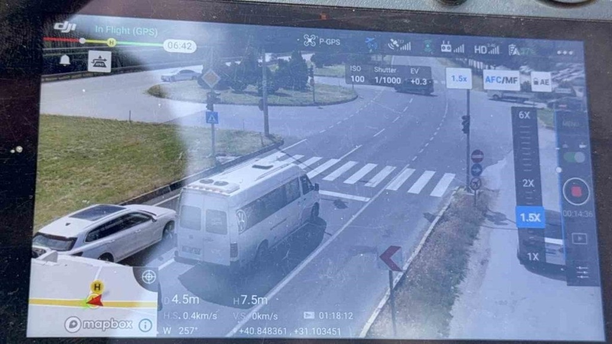 Düzce'de 2 bin 702 araç sürücüsüne cezai işlem uygulandı