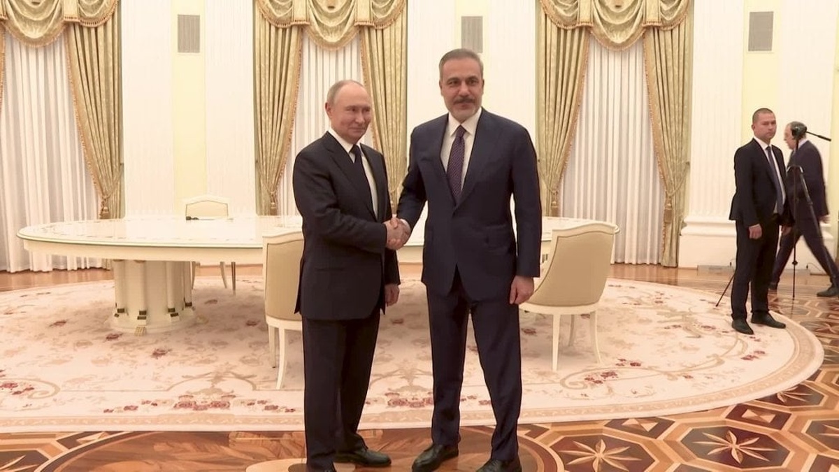 Dışişleri Bakanı Fidan, Putin tarafından kabul edildi