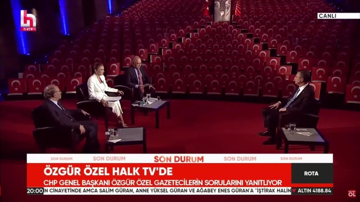 CHP Genel Başkanı Özel: İmamoğlu'nu hapisten çıkarıp cumhurbaşkanı yapmak istiyorum