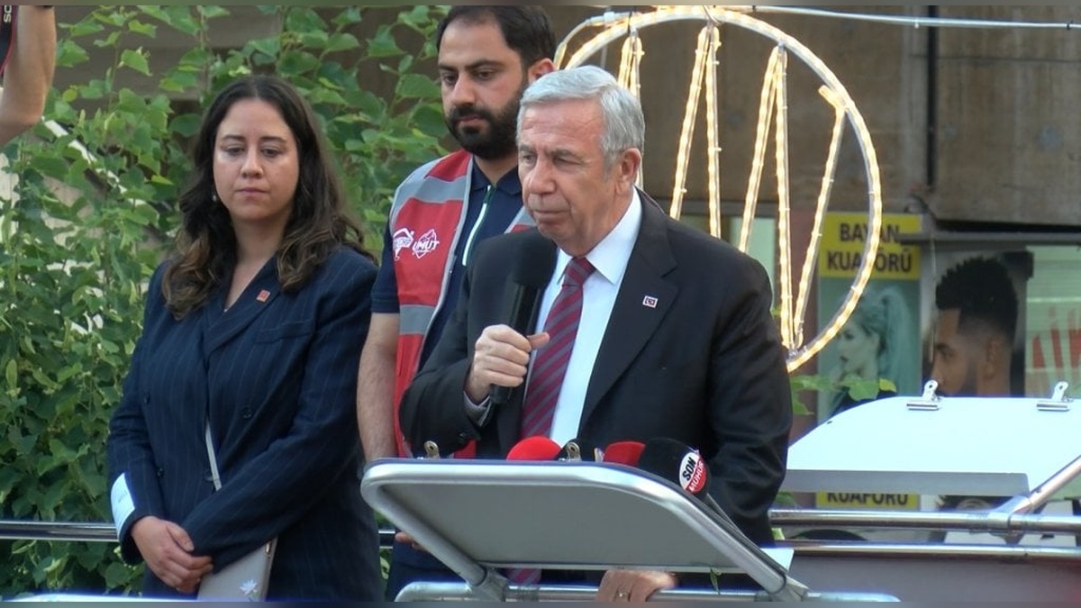 Mansur Yavaş'tan 'Millet İradesine Sahip Çıkıyor' mitinginde adalet vurgusu