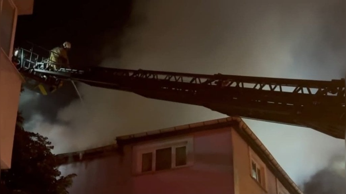 Sarıyer'de anaokulu yangını: İki kişi dumandan etkilendi