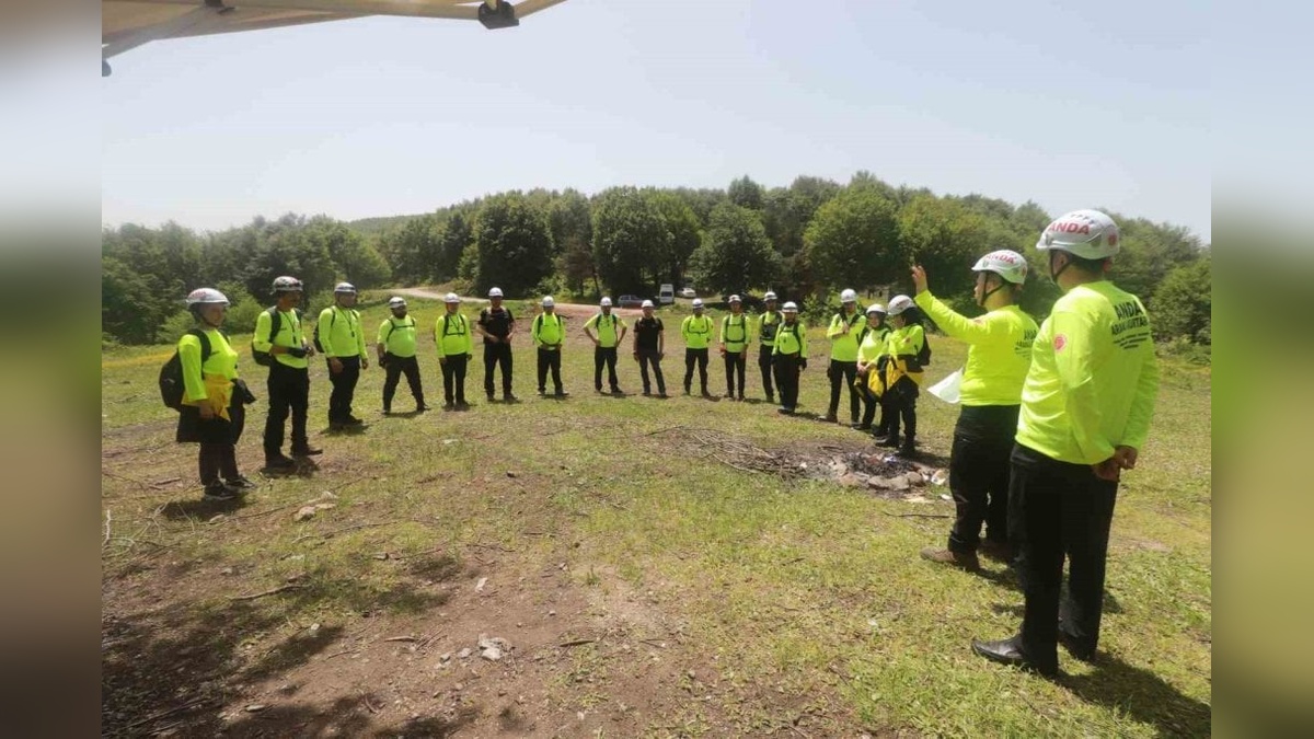 Samsun ANDA Derneği'nden Kocadağ'da arama kurtarma eğitimi