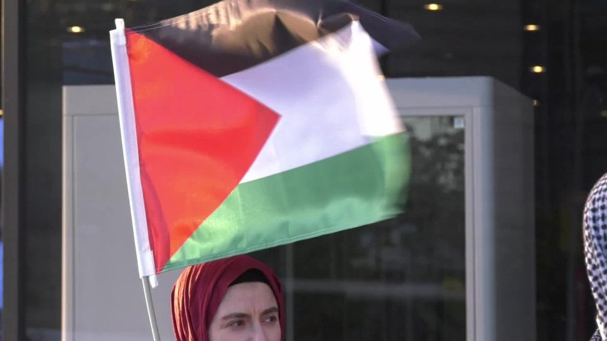 Filistin İçin Bin Genç platformundan İsrail Büyükelçiliği önünde eylem: Türkiye, İsrail'e en fazla ihracat yapan 5. ülke