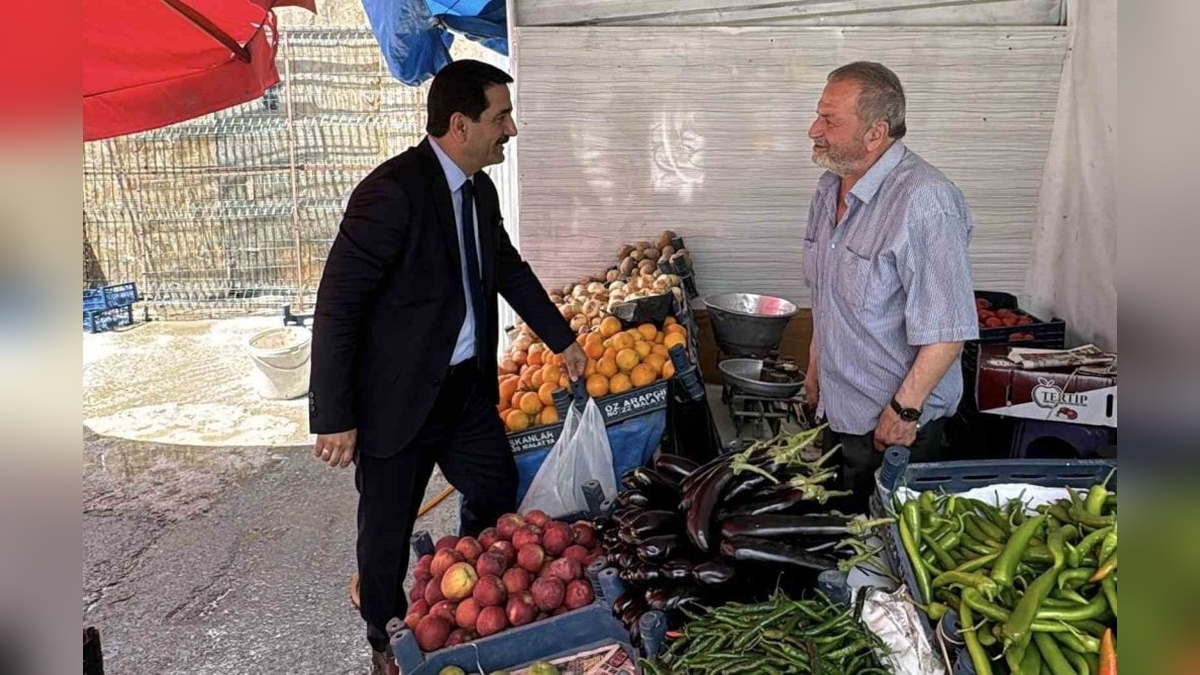 Battalgazi Belediye Başkanı Taşkın, Akpınar Geçici Ticaret Merkezi esnafını ziyaret etti