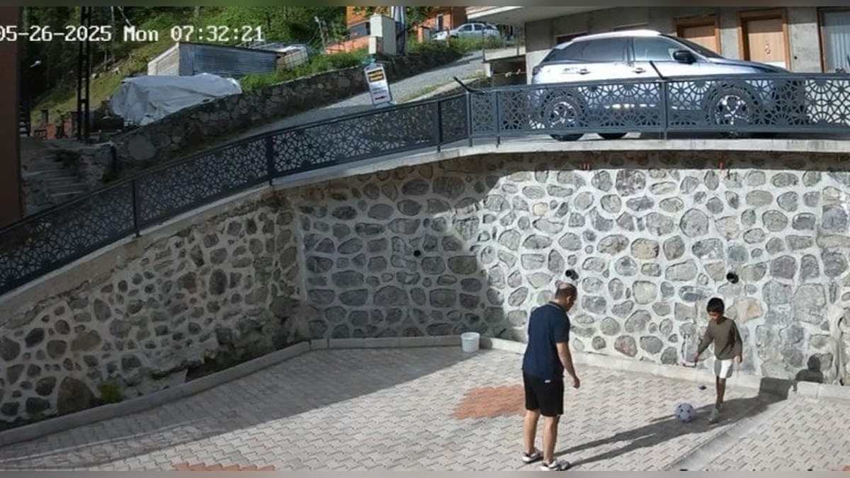 Uzungöl'de kaybolan çocuğun görüntüleri ortaya çıktı