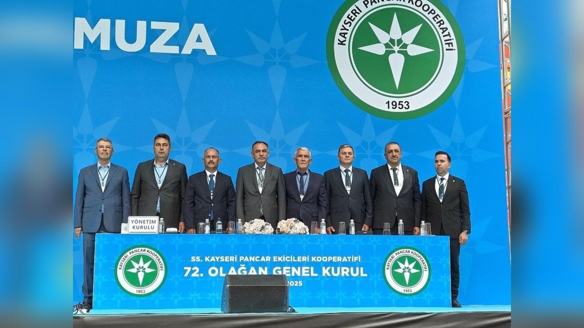 Kayseri Pancar Ekicileri Kooperatifi'nde Akay güven tazeledi