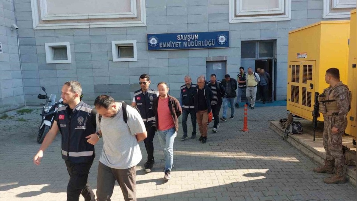 Samsun merkezli FETÖ operasyonunda 24 gözaltı: 7 kişi adliyeye sevk edildi