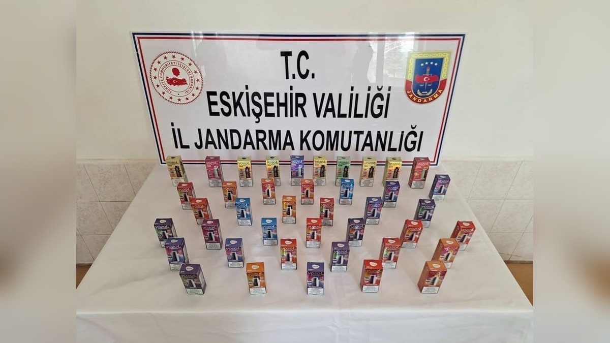 Eskişehir'de 41 kaçak elektronik sigara ele geçirildi