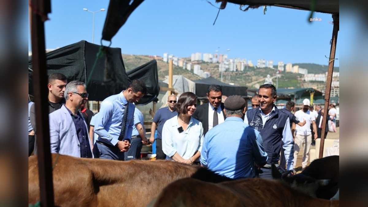 Karabağlar Belediyesi'nden Kurban Bayramı için modern satış ve kesim alanı