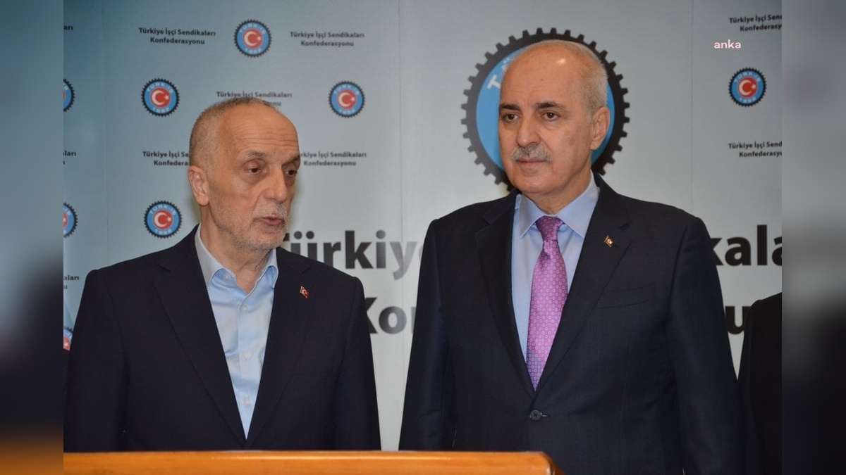 TBMM Başkanı Kurtulmuş, Türk-İş'i ziyaret etti: Kamu işçileri sözleşmesi görüşüldü