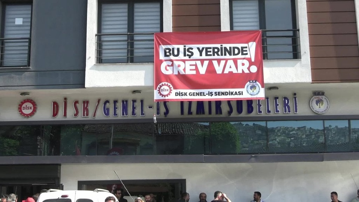 İzmir'de İZENERJİ ve İZELMAN işçileri greve başladı