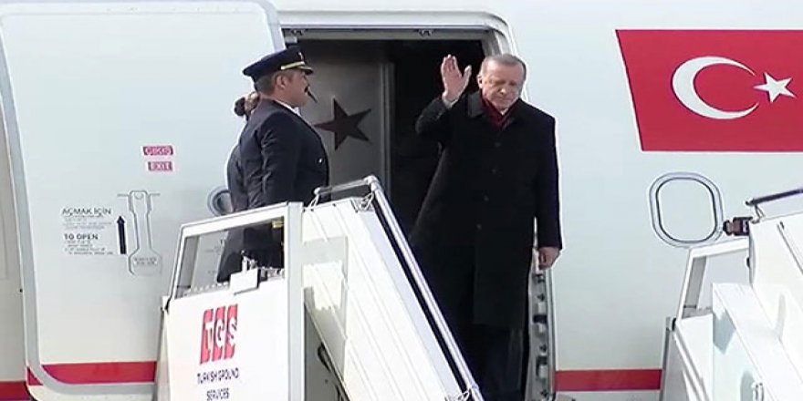 Cumhurbaşkanı Erdoğan Brüksel'e gitti