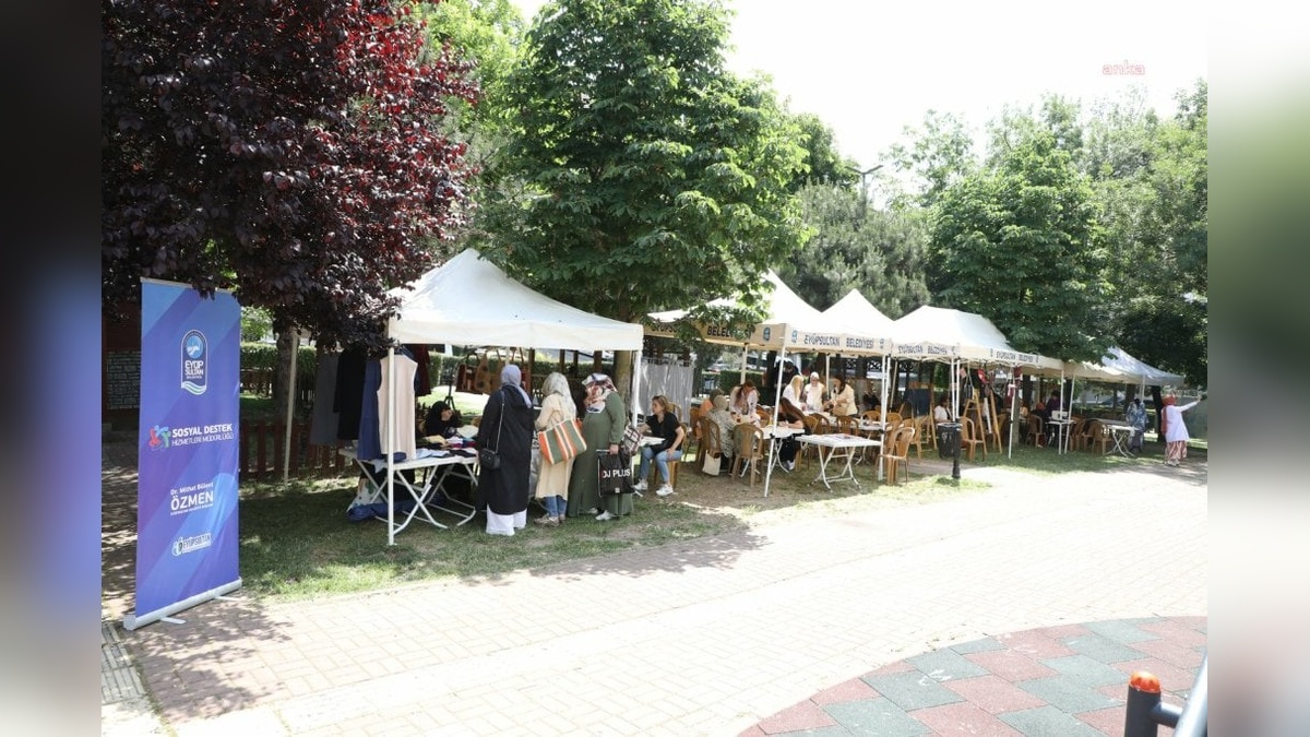 Eyüpsultan Belediyesi'nden kadın el emeği kermesi