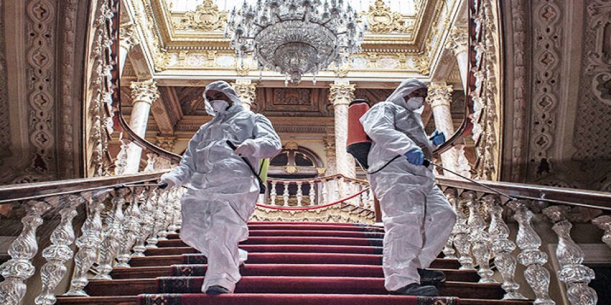 Dolmabahçe Sarayı'nda coronavirüs önlemi