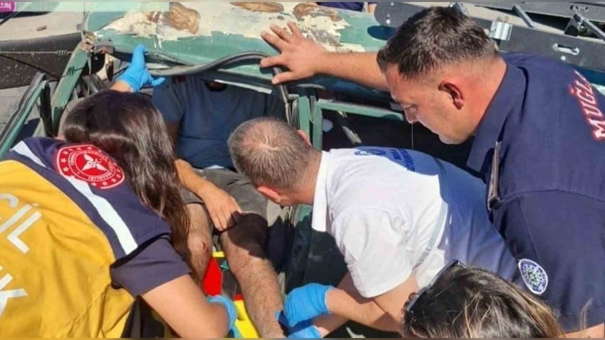 Ortaca'da trafik kazası: 2 yaralı