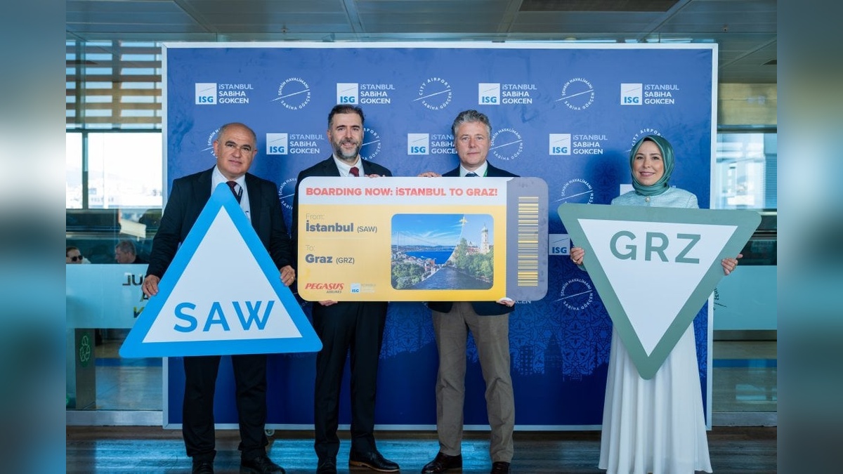 Pegasus Havayolları, İstanbul Sabiha Gökçen Havalimanı'ndan Graz'a direkt uçuşlara başladı