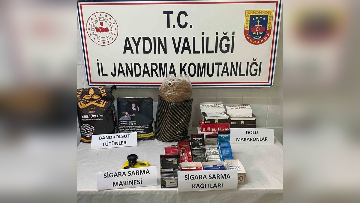 Didim'de sigara kaçakçılığı operasyonu: 400 paket bandrolsüz sigara ele geçirildi