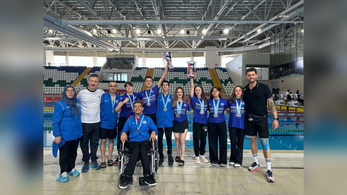 Eskişehir Büyükşehir Spor Kulübü, Giresun'da düzenlenen Bedensel Engelliler Türkiye Yüzme Şampiyonası'nda başarı elde etti
