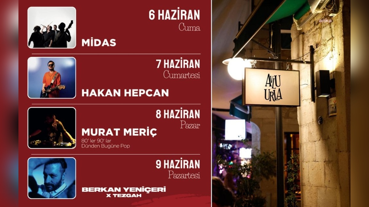 Avlu Urla, Kurban Bayramı’nda ücretsiz canlı müzik etkinlikleri düzenleyecek