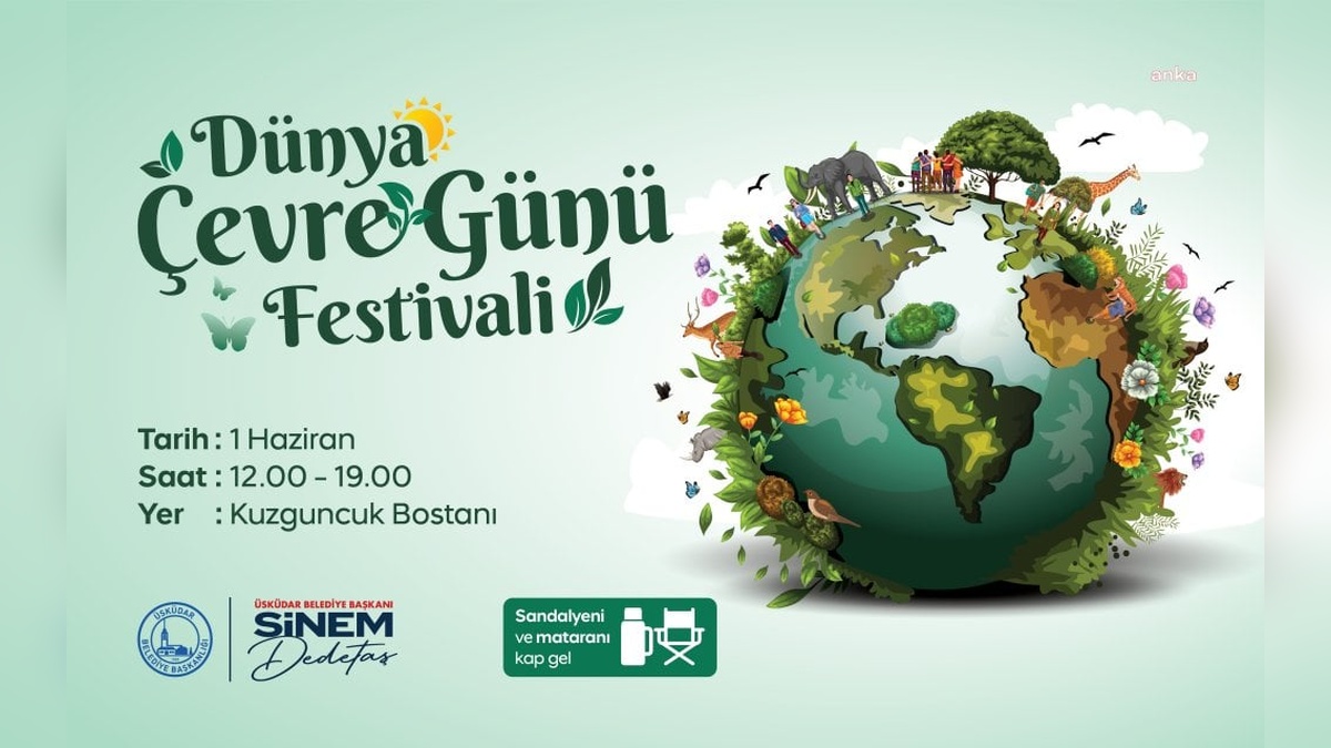Üsküdar Belediyesi'nden 1 Haziran Dünya Çevre Günü festivali