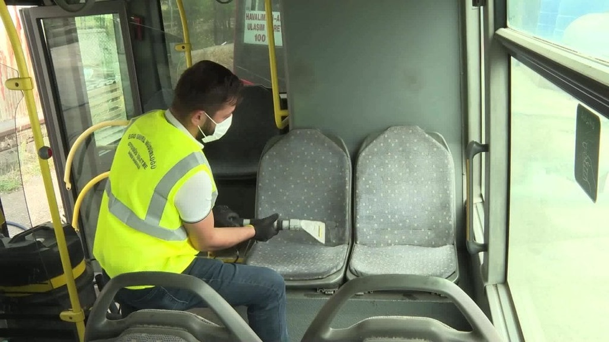 ABB, ego otobüslerinde günlük temizlik ve güvenlik kontrollerini aksatmıyor