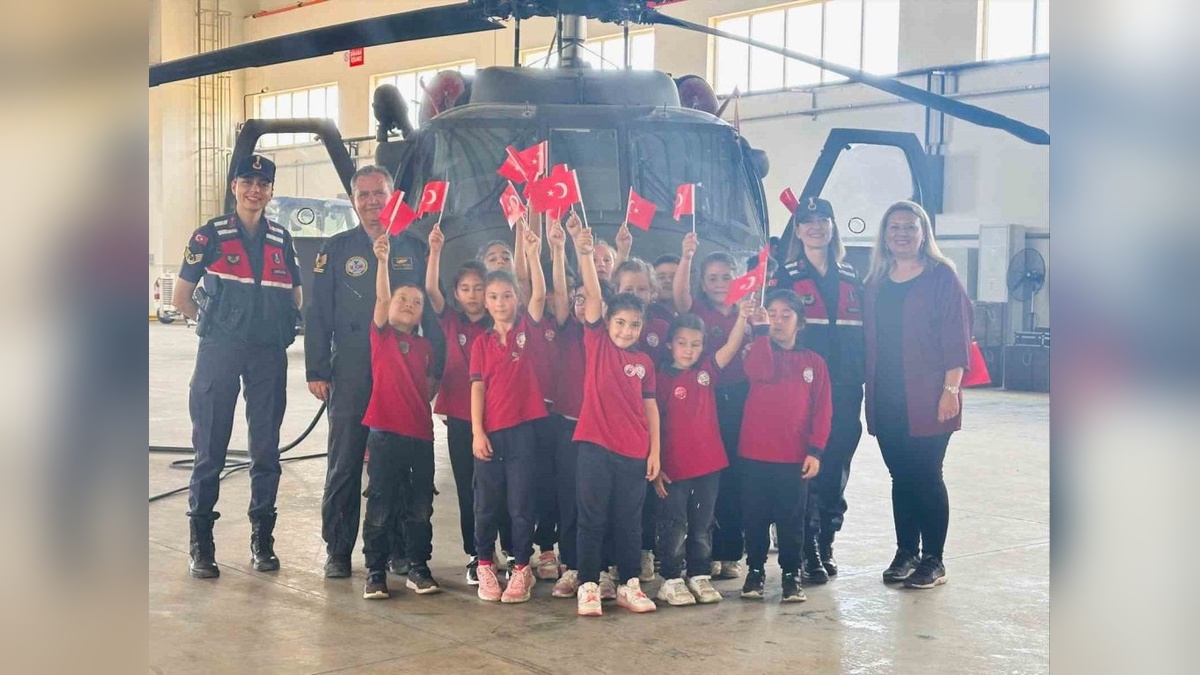 Aydın'da Ömerbeyli İlkokulu öğrencileri jandarmayı ziyaret etti