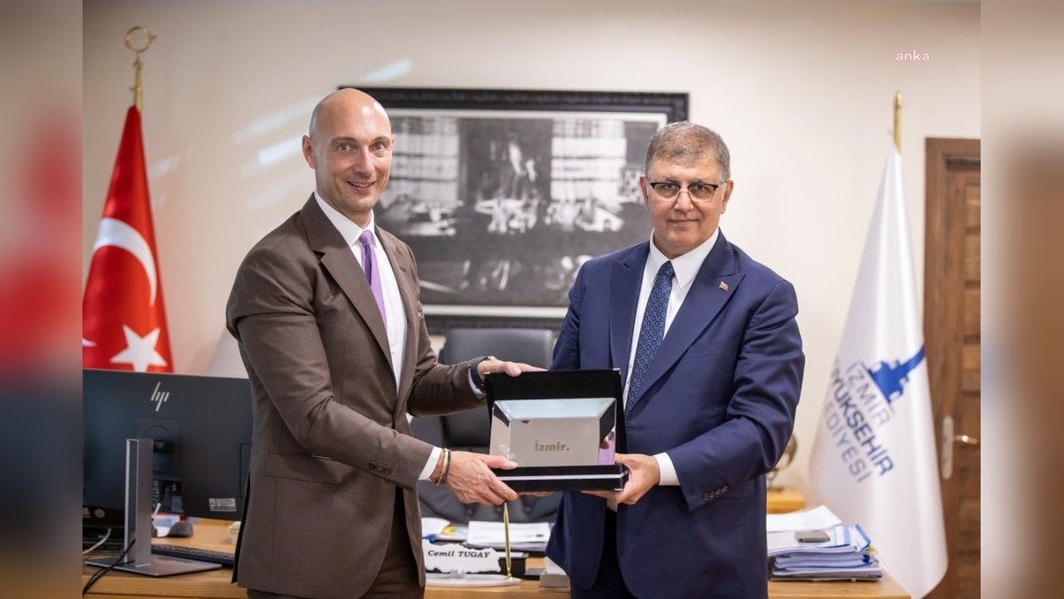 İzmir Büyükşehir Belediye Başkanı Tugay, UNICEF Türkiye Temsilcisi Marchi’yi ağırladı