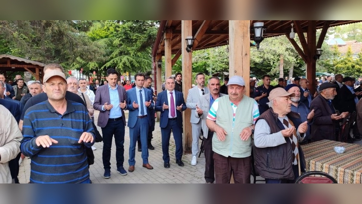 Dodurga'da yağmur ve şükür duası