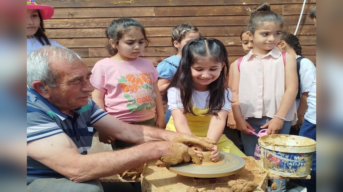 Bilecik'te öğrenciler ekoturizm kampında geleneksel el sanatlarıyla buluştu