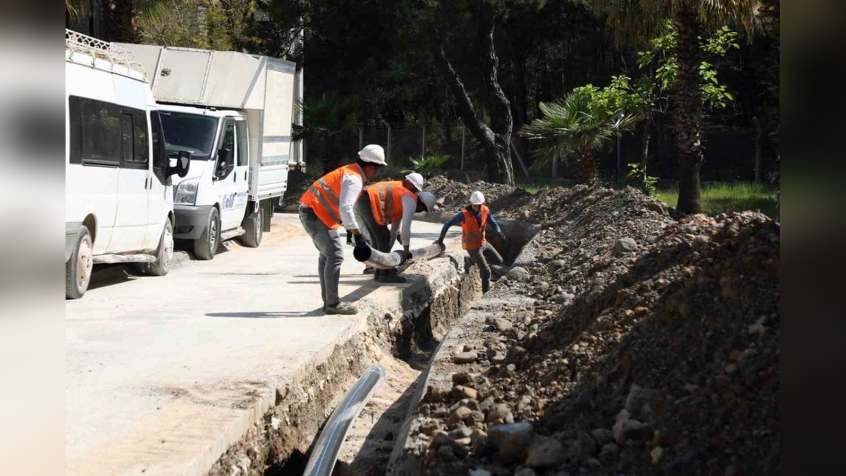 MUSKİ, Aksaz kamp alanında 14 bin metre su hattı yeniliyor