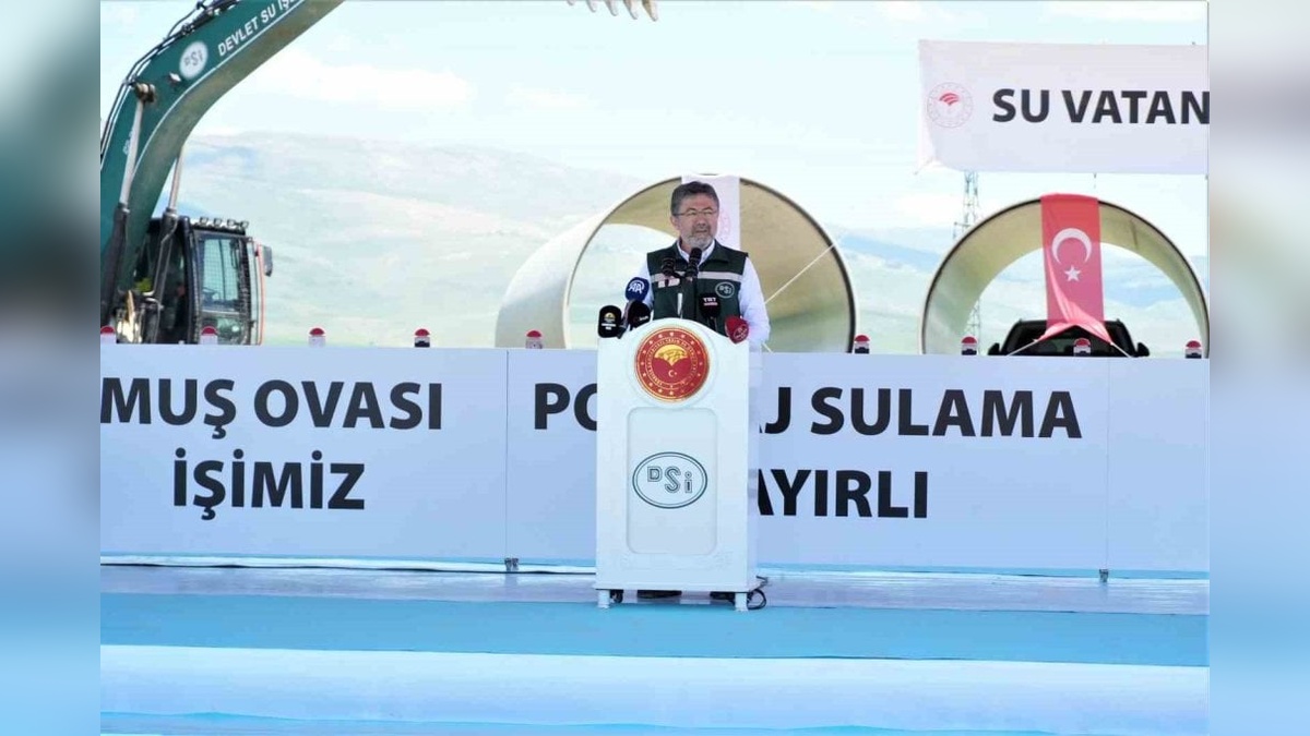 Muş Ovası'nda 170 bin dekarlık alan sulanacak