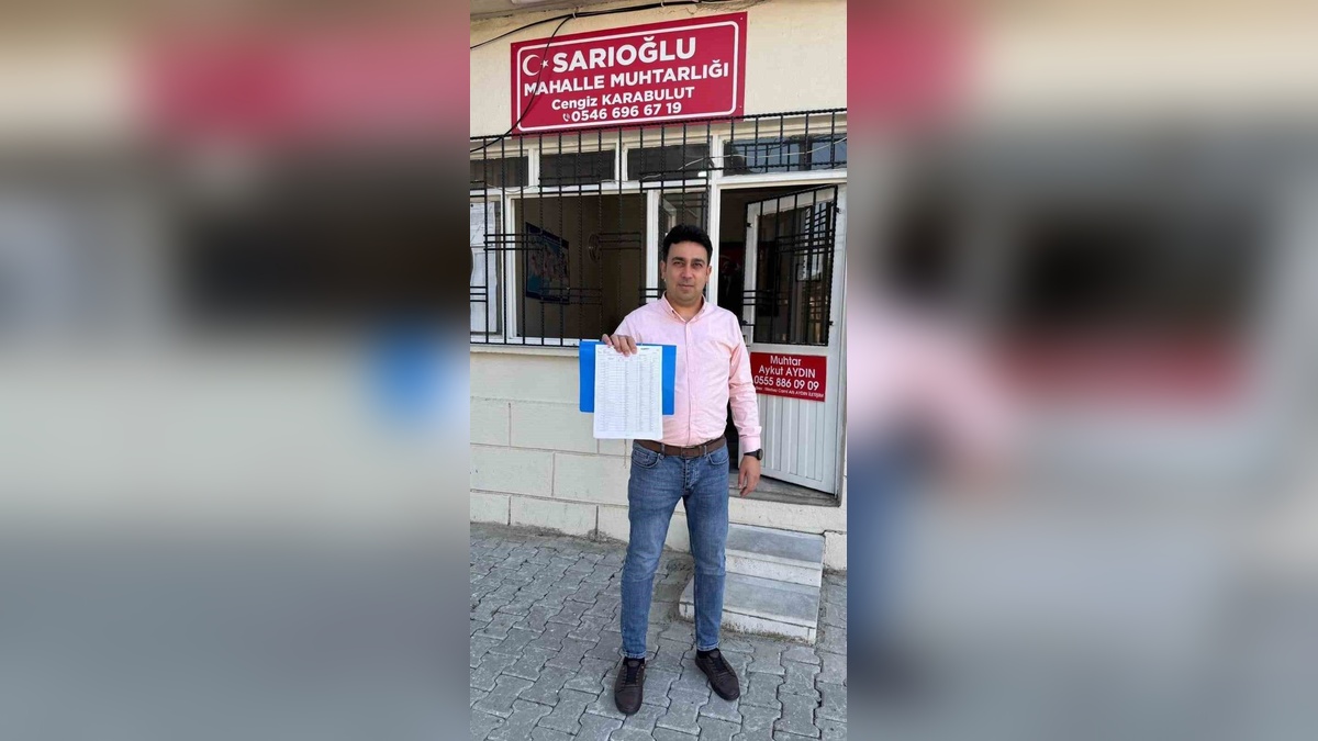 Aydın Çine Sarıoğlu Mahallesi 1 Haziran'da sandık başına gidecek