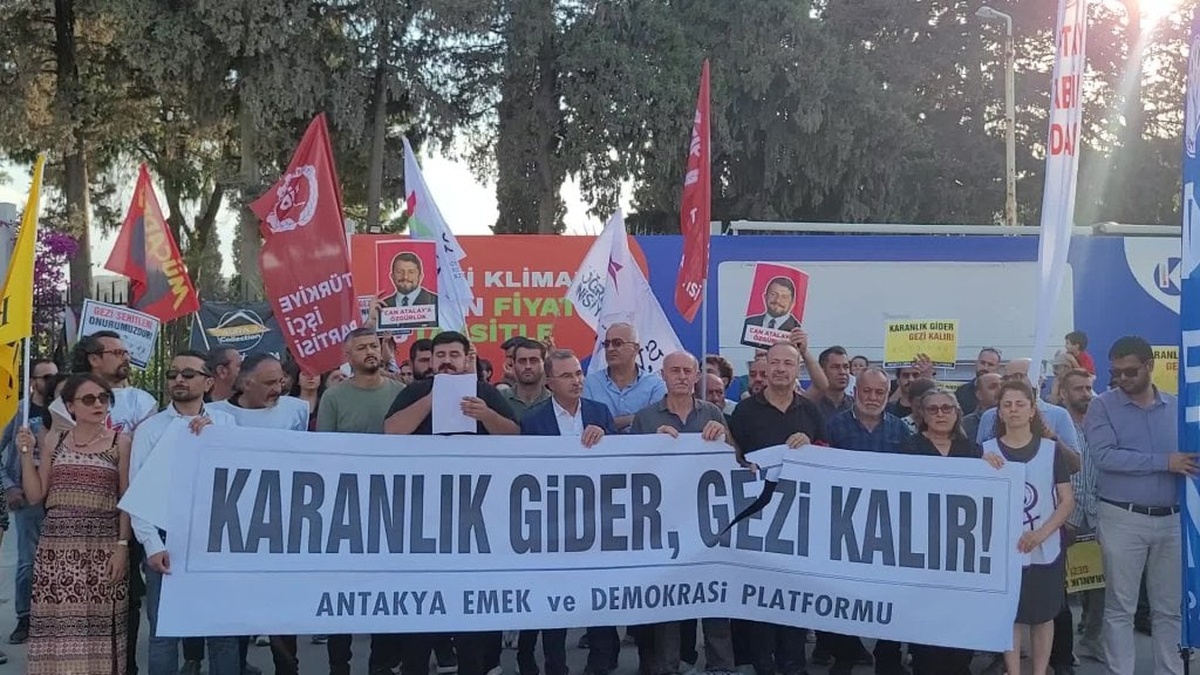 Hatay'da Gezi Parkı eylemlerinin 12. yıldönümü anıldı