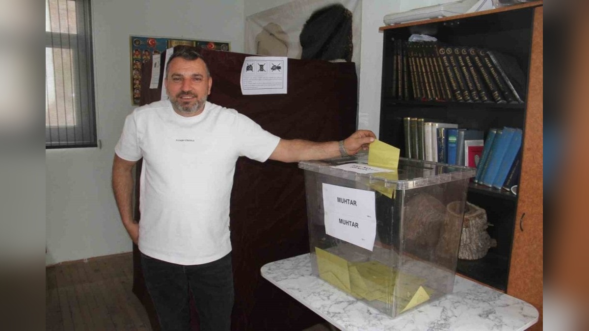 Şamlar Mahallesi'nin yeni muhtarı Celil Bulut