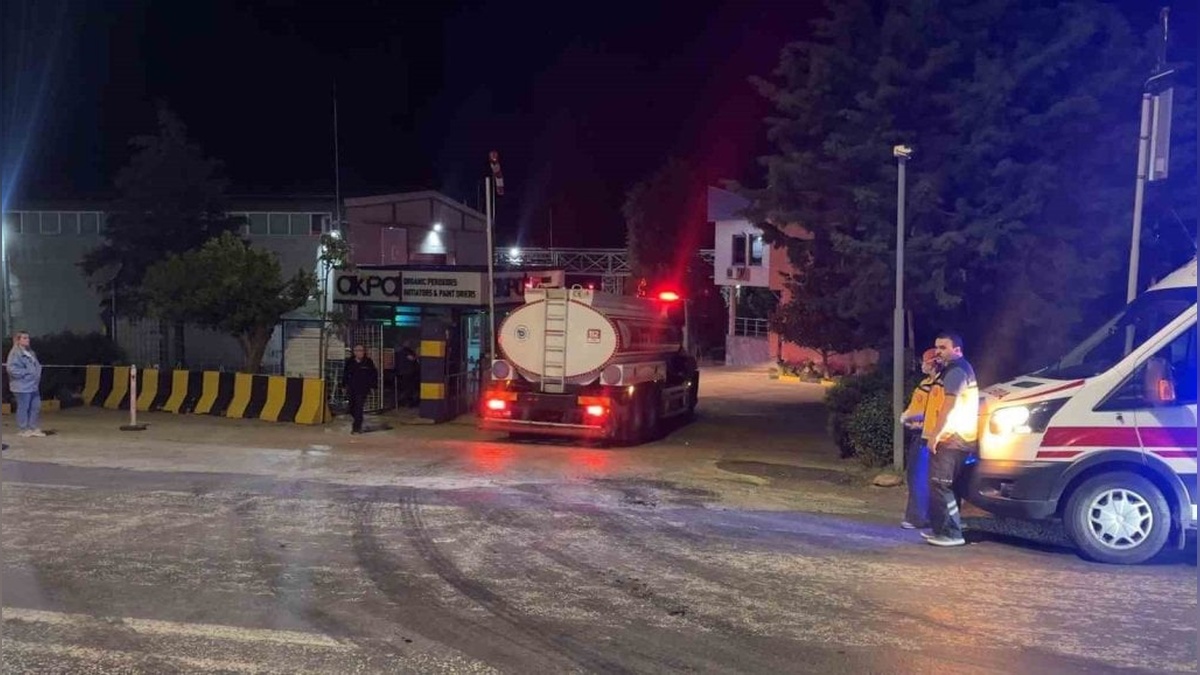 Muratlı OSB'de kimya fabrikasında yangın