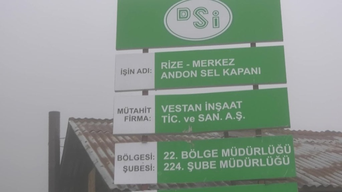 Rize'de içme suyu göleti projesine mahkemeden iptal kararı