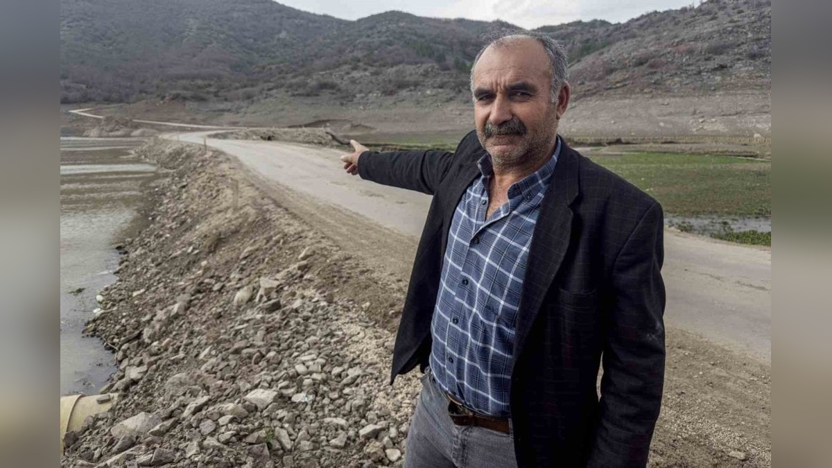 Tokat Almus'ta sol sahil grup yolu sular altında kaldı