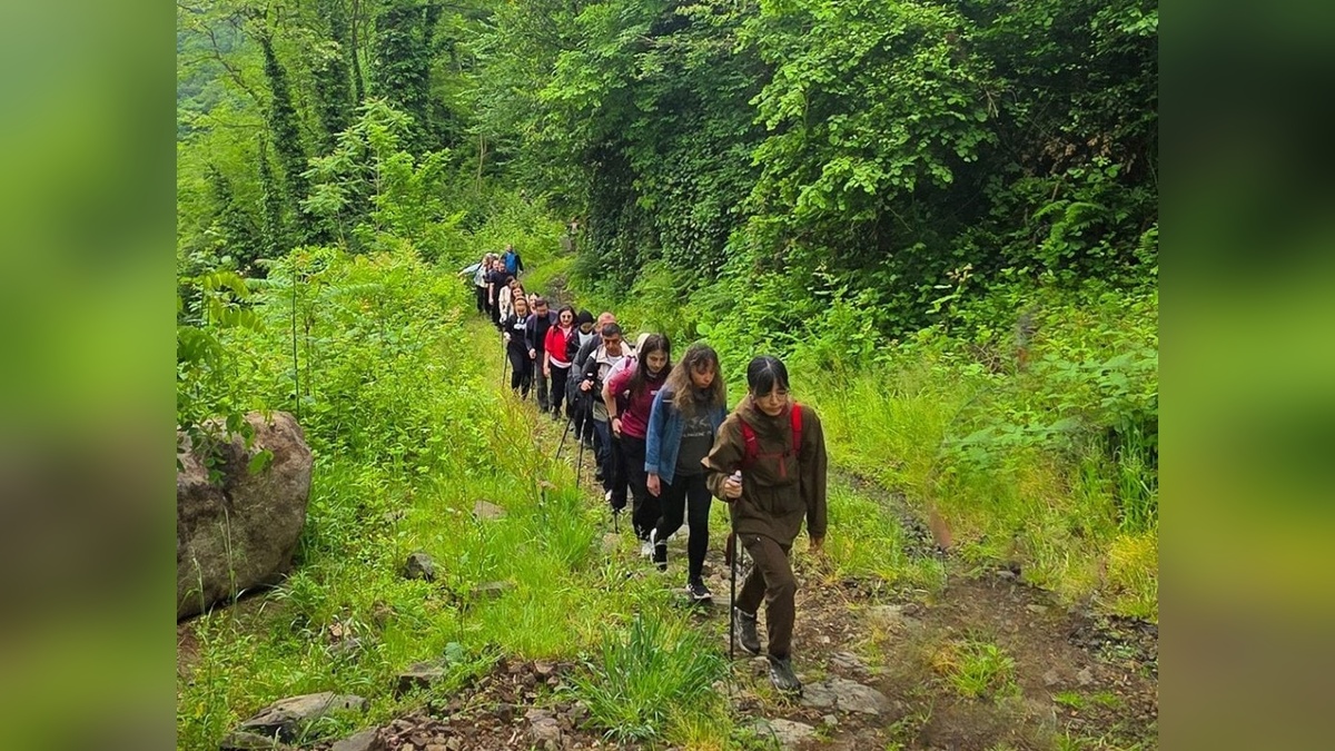 Ordu'da 62 sporcu 22 kilometrelik doğa yürüyüşü gerçekleştirdi