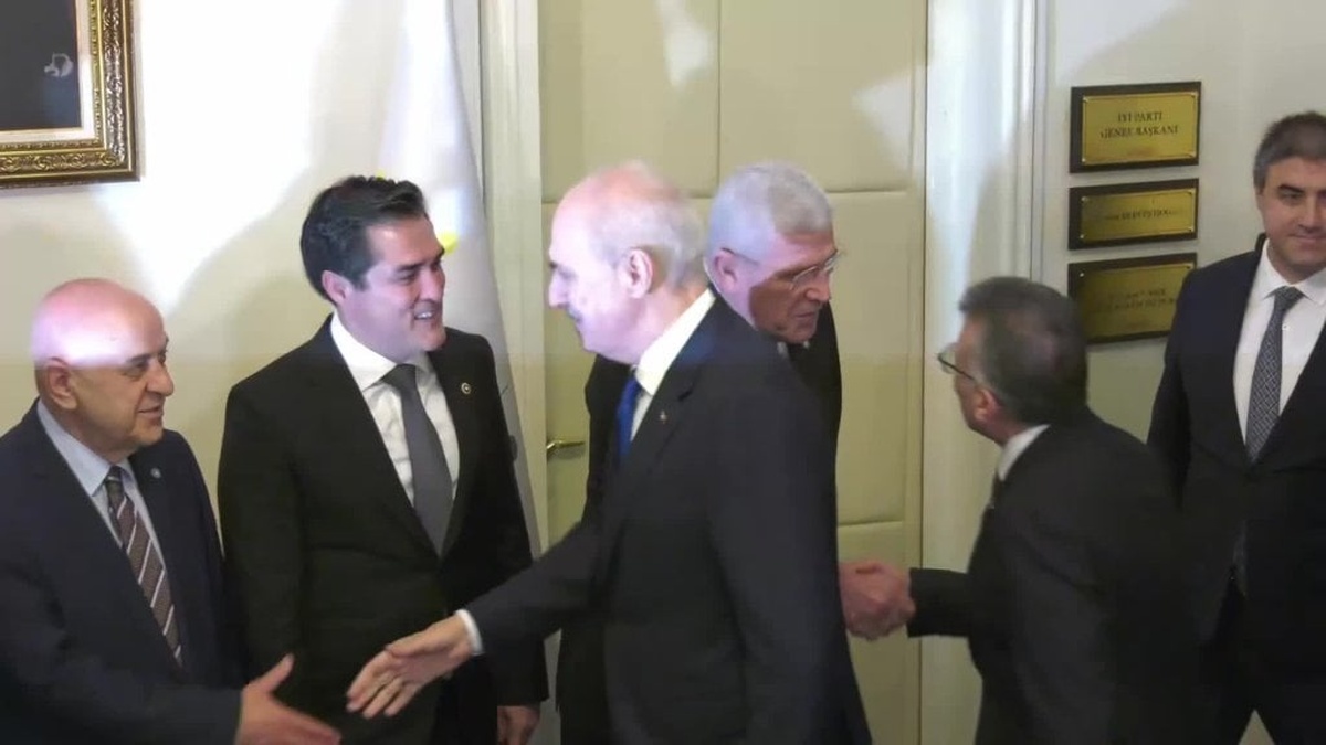 Kurtulmuş ve Dervişoğlu, TBMM’de görüştü