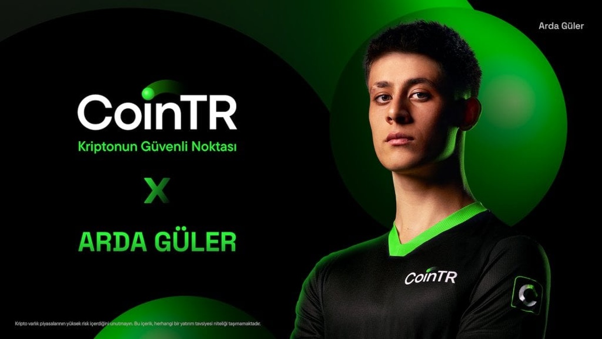 Arda Güler, CoinTR'nin marka yüzü oldu