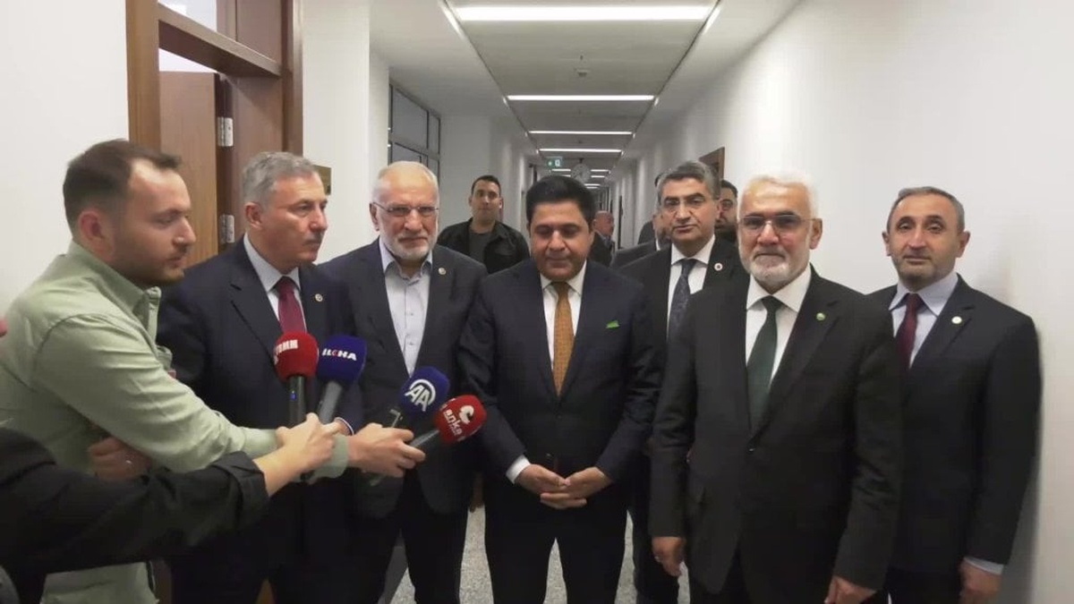 Yeni Yol Partisi, TBMM Başkanlığı seçimi öncesi HÜDA PAR'ı ziyaret etti