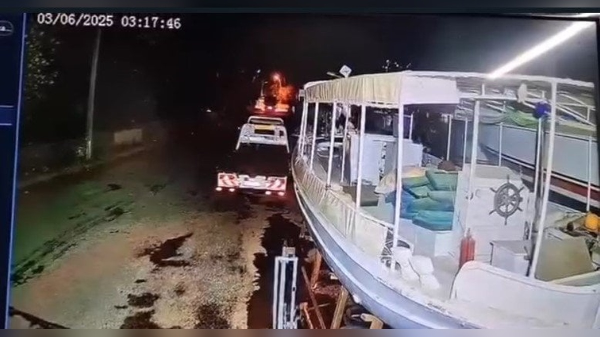 Marmaris açıklarında 5.8 büyüklüğünde deprem: Deprem anı güvenlik kameralarına yansıdı