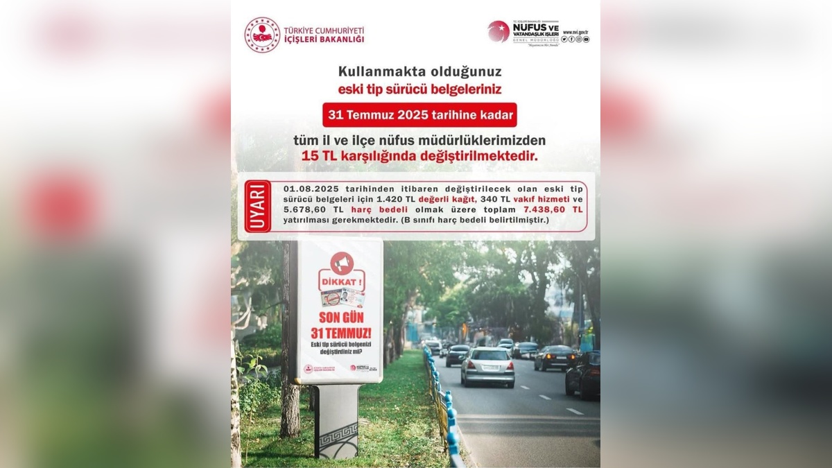 Zonguldak Valiliği'nden sürücü belgesi uyarısı: Son tarih 31 Temmuz