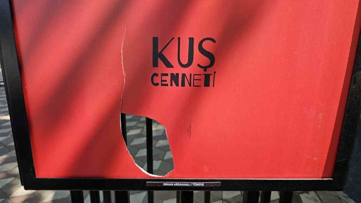 Bandırma'daki uluslararası afiş sergisi tahrip edildi